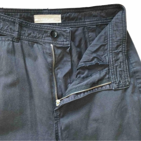 Everlane pants Lightweight Straight-Leg Crop in black S size 4 High Rise 28" - Picture 7 of 8